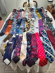 Mens Ties With Tie Rack