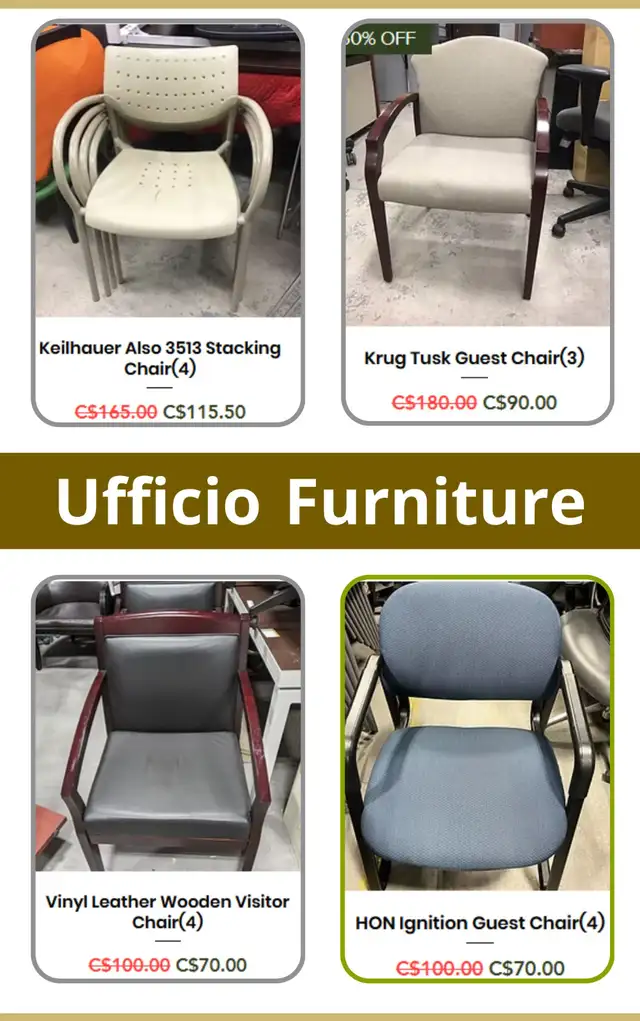 Comfortably with Used Visitor Chairs from Ufficio Furniture! - Photo 2