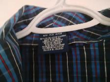 Polo Ralph Lauren Striped Cotton Robe Blue White Pockets Small - Photo 2