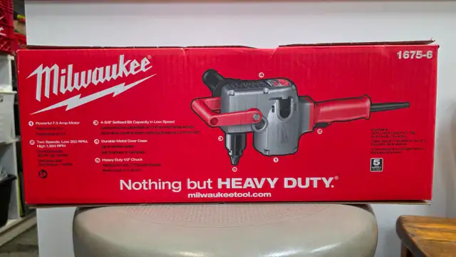 Milwaukee 1/2-inch Hole Hawg Drill 1675-6 - BRAND NEW - Photo 2