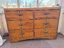 Two Steek's Classic Wingback Chairs And Dresser - Photo 3