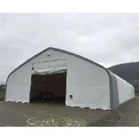 Double Truss Storage Shelter – W50′ × L100′ × H26′