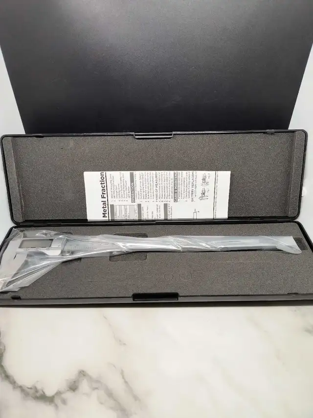 12 IN. METAL FRACTIONAL DIGITAL CALIPER - Photo 2