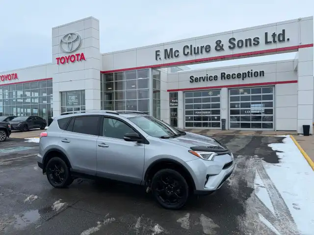 2018 Toyota RAV4 SE leather interior