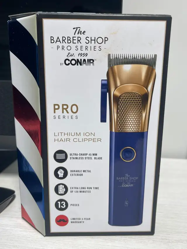 Conair Barbershop HC6000BSC 13pc professional lithium ion Metal