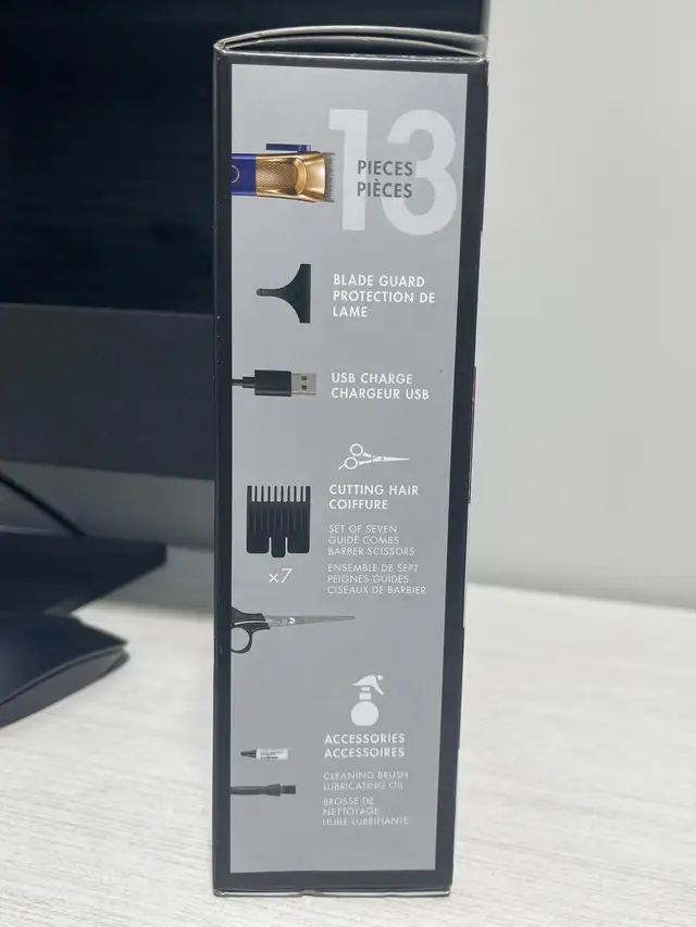 Conair Barbershop HC6000BSC 13pc professional lithium ion Metal - Photo 2