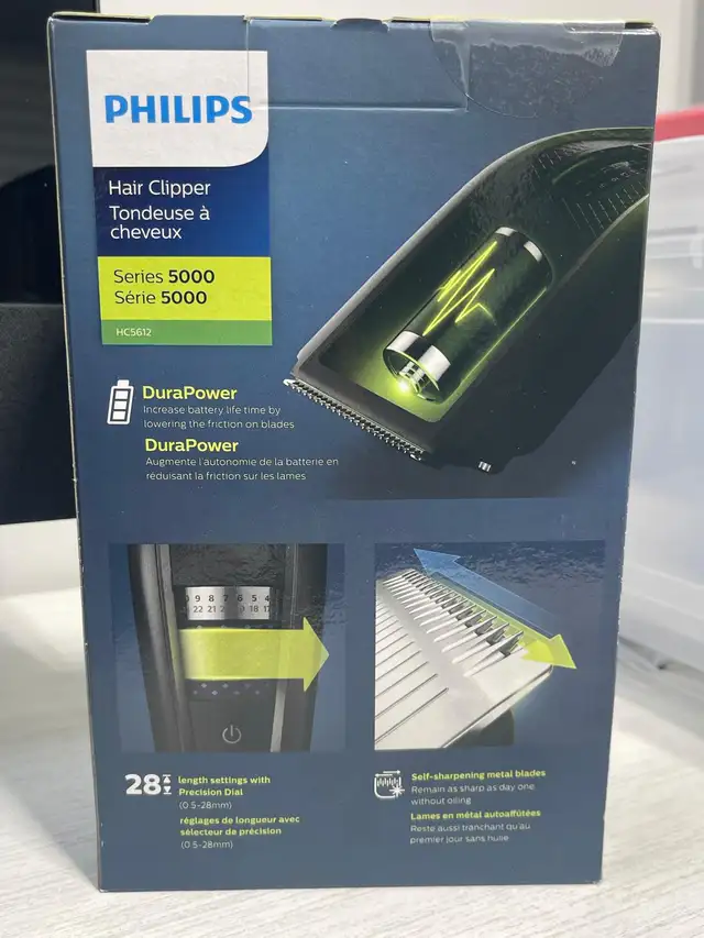 Philips Hair Clipper Series 5000, Washable Hair Clipper with Dua - Photo 2