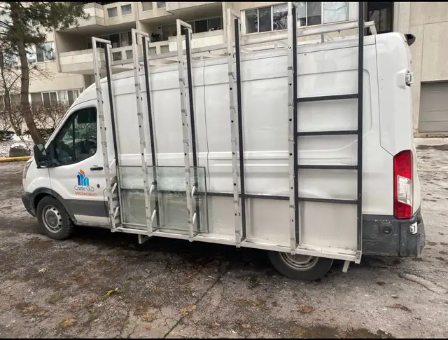 Aluminum glass racks