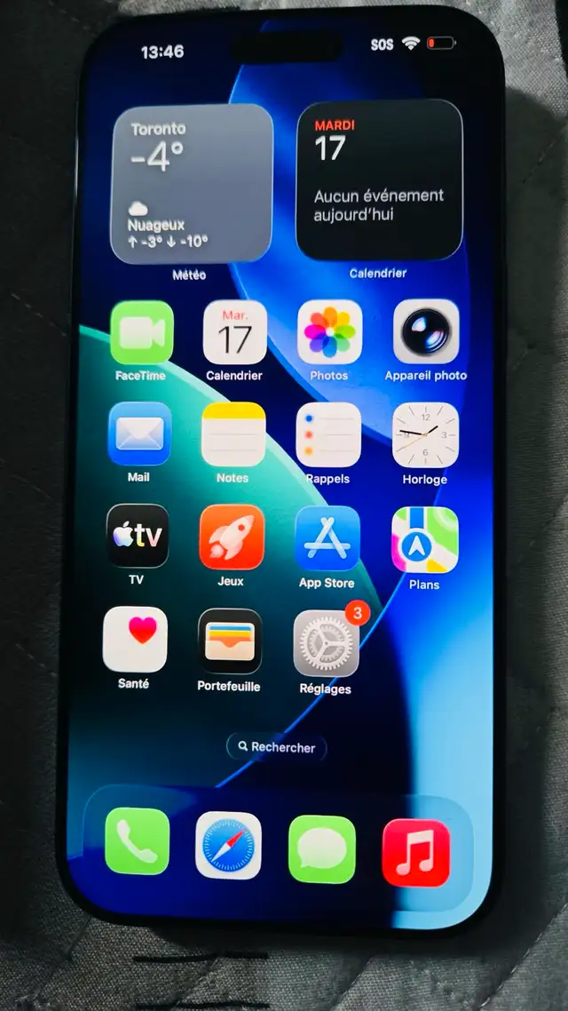 iPhone 17 Promax 256, giga bleu - Photo 4