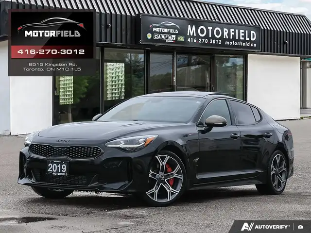 2019 Kia Stinger GT Limited AWD 19 Wheels, Harman/Kardon, 360 Ca