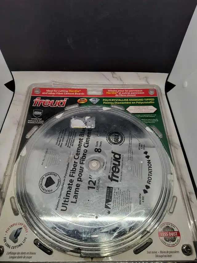 FREUD 12' ULTIMATE FIBER CEMENT BLADE