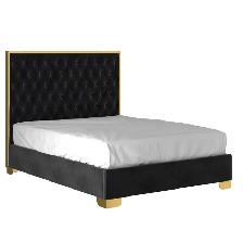 Lucille 60' Queen Bed in Black and Gold Free Local Delivery