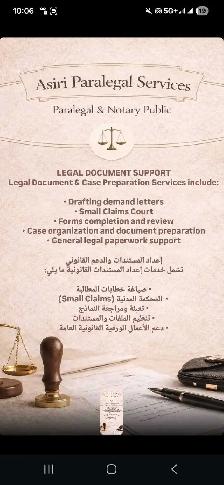 paralegal services