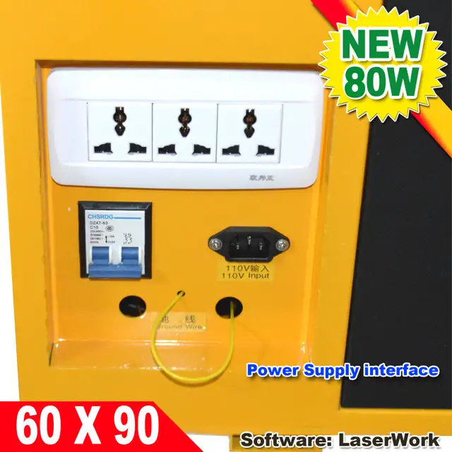 80W 6090 CO2 Laser Engraver Machine DSP controller 130154 - Photo 6