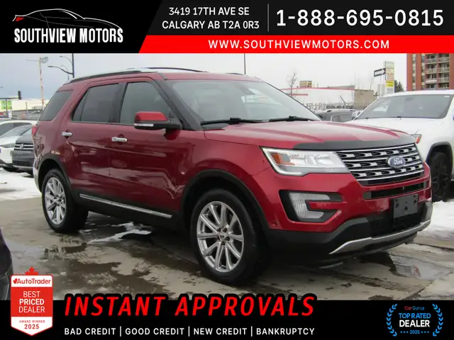 2017 Ford Explorer 4WD 4dr Limited LOADED LEATHER PANO-ROOF