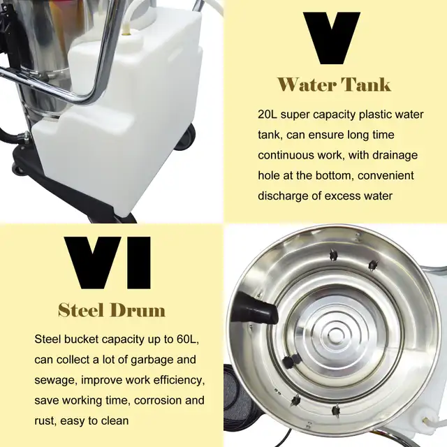 60L Carpet Extractor 3 in 1 Carpet &Floor Cleaning Machine053381 - Photo 9