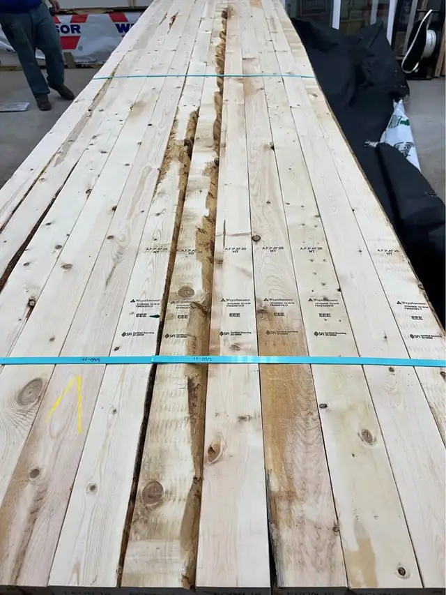 2 X 4 X 16 AND 7/16 4 X 8 SHEETS OSB