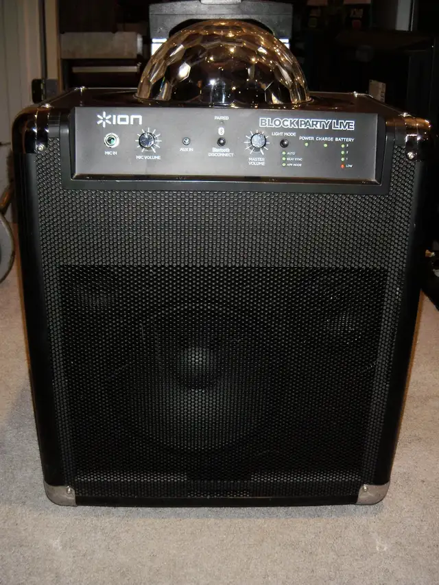 BLUETOOTH KARAOKE SPEAKER, $125.