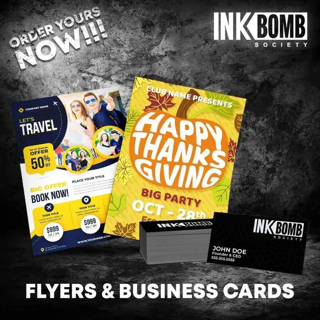 Same Day Next Day Flyers and Business Cards