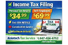 $34.99 Income Tax Filing | CRA NETFILE Certified | Online Tax Ca - Photo 6