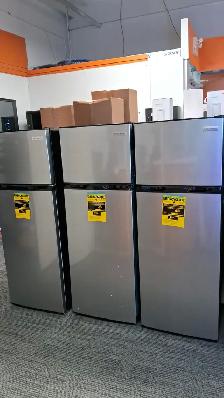 FRIGIDAIRE 7.5 CUFT STAINLESS.S, RED, WHITE & BLACK REFRIGERATOR