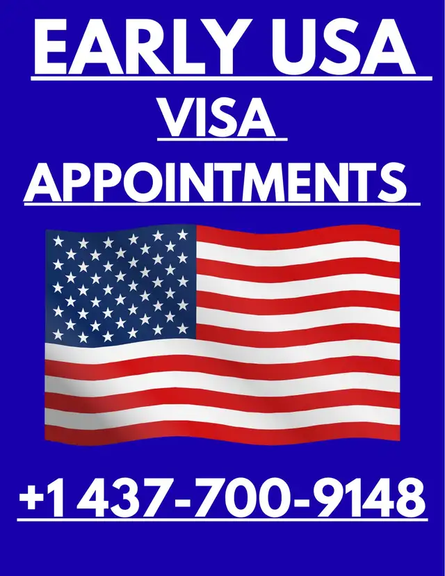 USA visa appointments dates are available