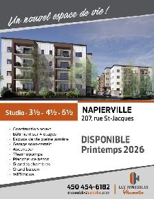 Superbe condo locatif – 5 ½ | Napierville
