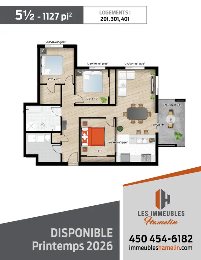 Superbe condo locatif – 5 ½ | Napierville - Photo 4