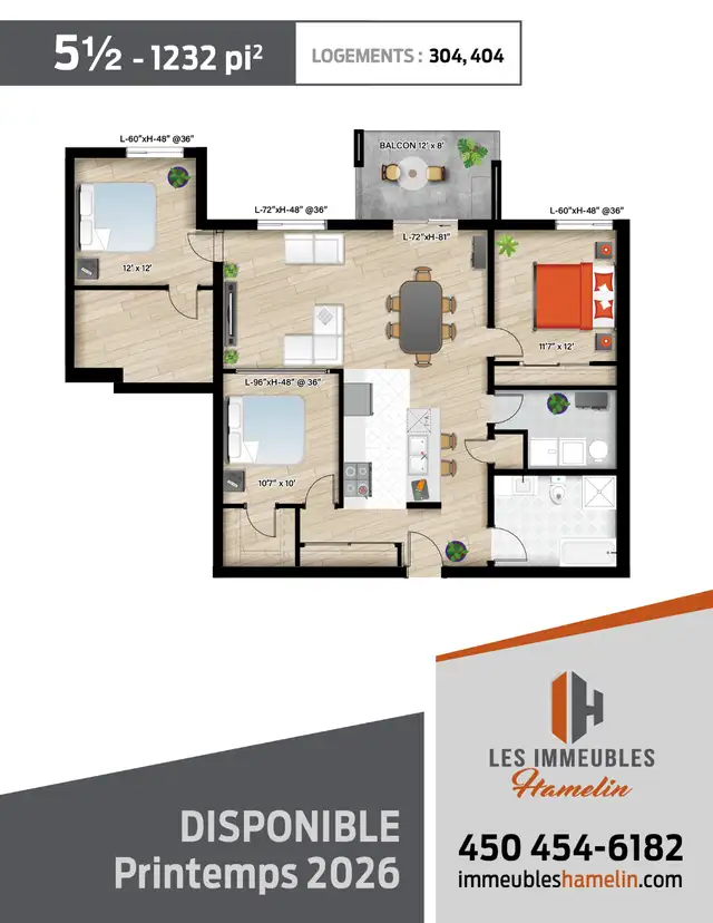 Superbe condo locatif – 5 ½ | Napierville - Photo 8