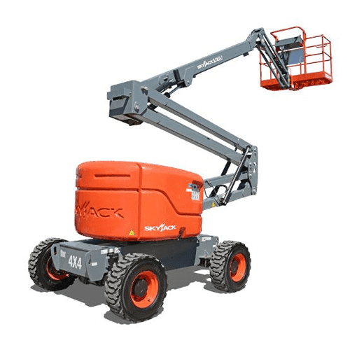 SJ46AJ Outdoor 4X4 Articulating Boom Lift Rental - Free Delivery