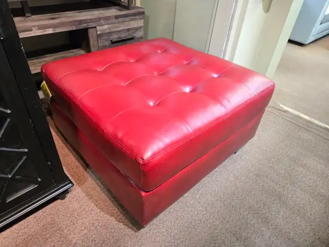 New Red Ottoman