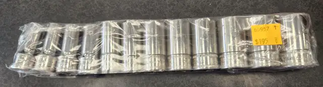 Snap-On Mechanic 12 pc. 6-Point Metric Deep Socket Set 212SFSMY