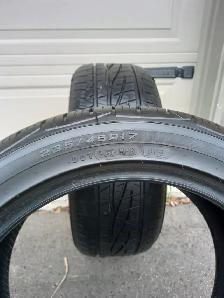 2 tires KELLY 235/45/R17 all season. - Photo 4