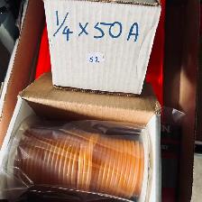 ONE ROLL OF 1/4' X 50 FT NATURAL RUBBER LATEX TUBBINGAS PICTURE