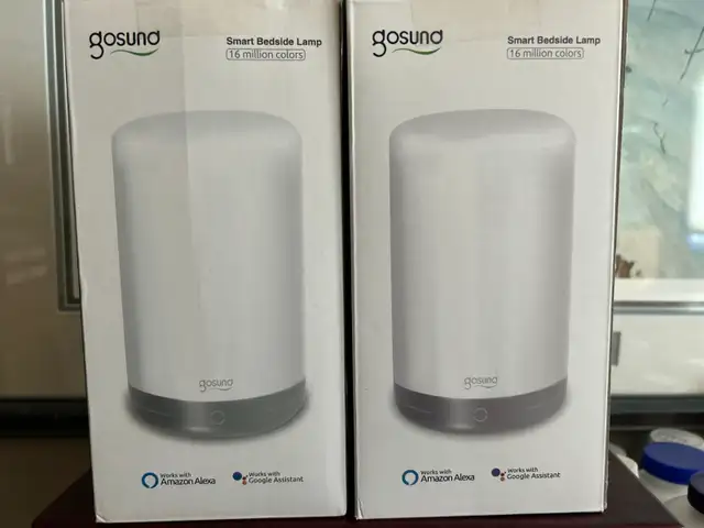 2 NEW IN THE BOX GOSUND USB LED MULTI COLOR SMART LAMPS
