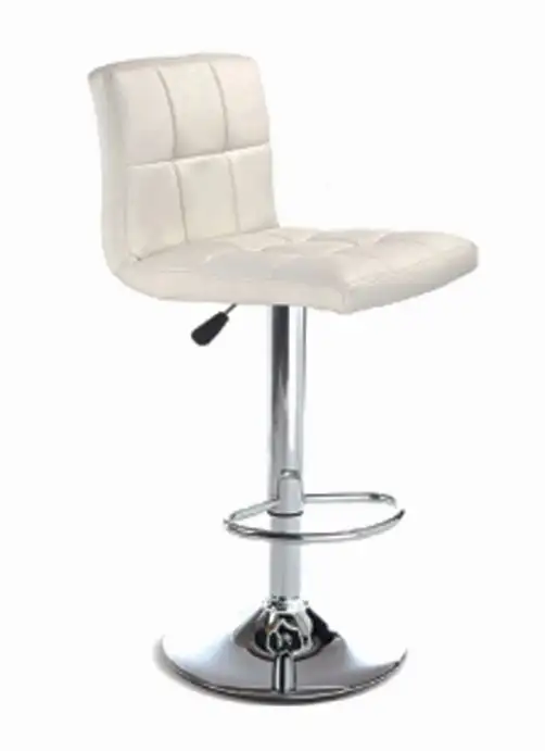 BRAND NEW HIGH BACK DESIGNER BAR STOOLS (WHITE). - Photo 4