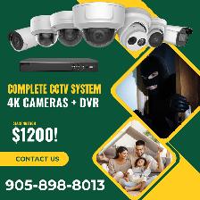 Live safer with reliable Security Cameras and Alarm System.