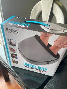 MASSAGER. SHIATSU NEW (Dbl. Duty. Back, Feet, Neck & Legs)/heat