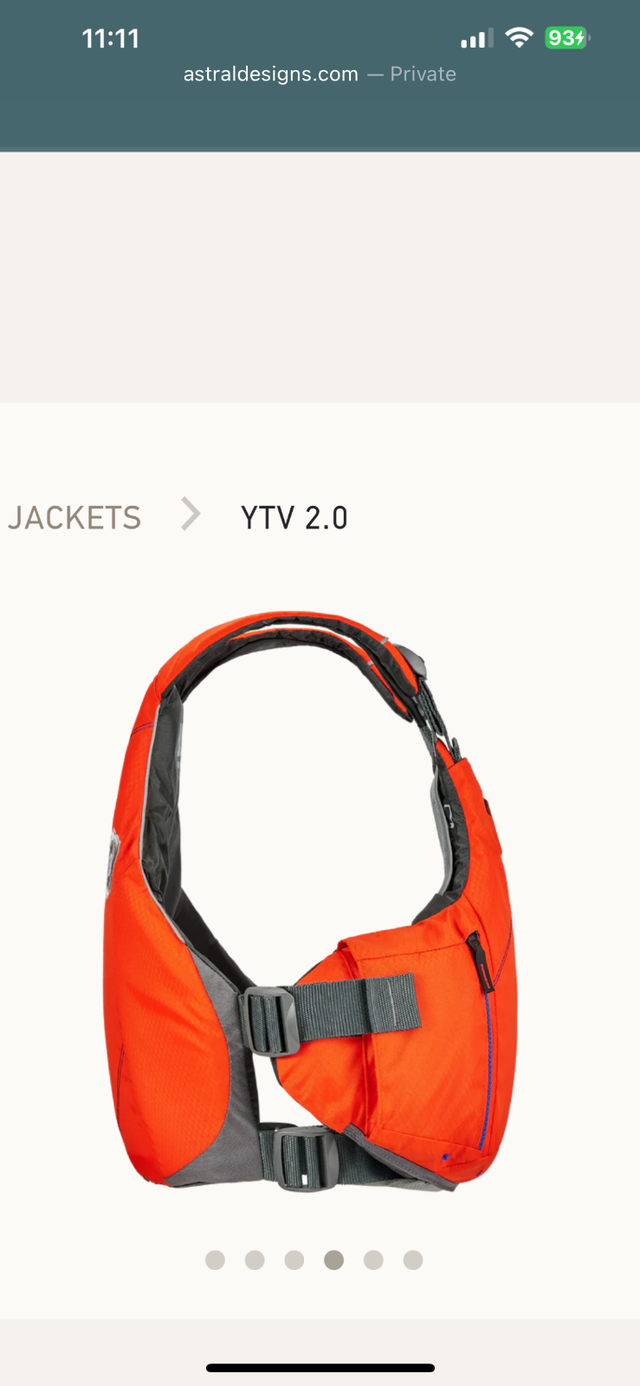 Astral YTV 2.0 PFD Life Jacket - Photo 4
