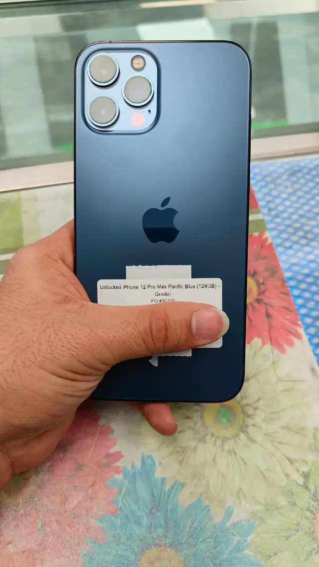 Preowned iPhone 12 PROMAX (256GB)only for$699 with 1YR warranty