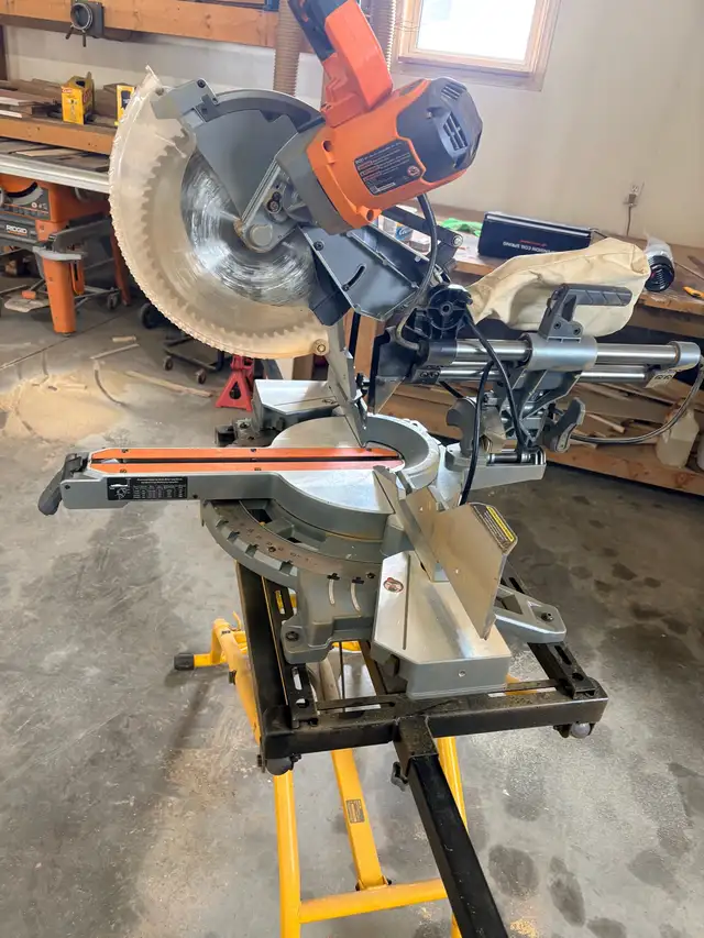 12" Ridgid mitre saw - Photo 3