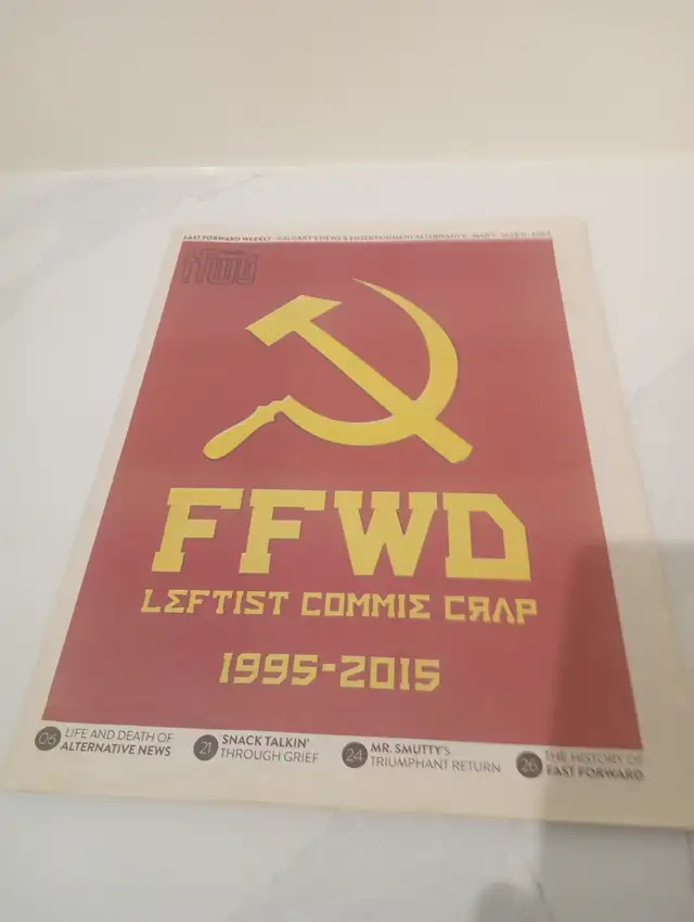 Calgary FFWD newspaper FINAL issue
