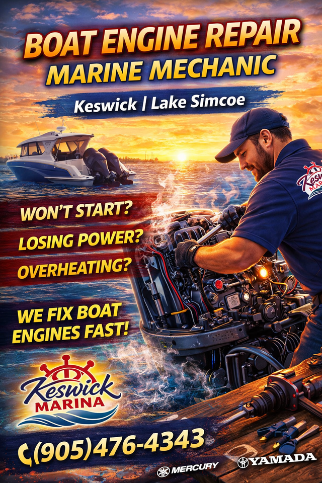 Boat Engine Repair | Marine Mechanic | Keswick | Lake Simcoe
