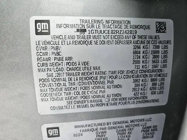 2024 GMC Sierra 1500 Elevation Diesel Htd Lthr Pro Safety - Photo 26