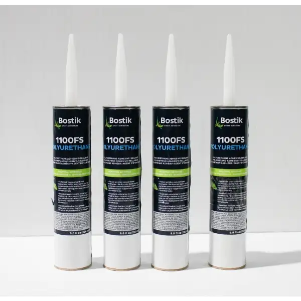 4 TUBES BOSTIK 1100FS POLYURETHANE ADHESIVE SEALANTAS PICTURED