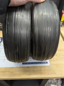 250x85 Solid Rubber Finishing Mower Wheel Assy