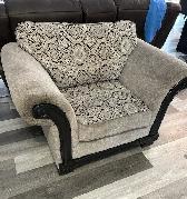 Large Gray Arm Chair for Sale