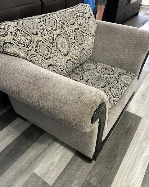 Large Gray Arm Chair for Sale - Photo 2