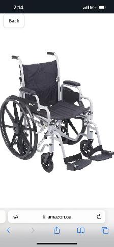DRIVE MEDICAL POLY FLY TRANSPORT WHEELCHAIR NEW - Photo 4