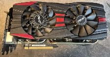 ASUS R9 280X 3GB GPU – DIRECTCU II – TESTED – 1080P GAMING – $55